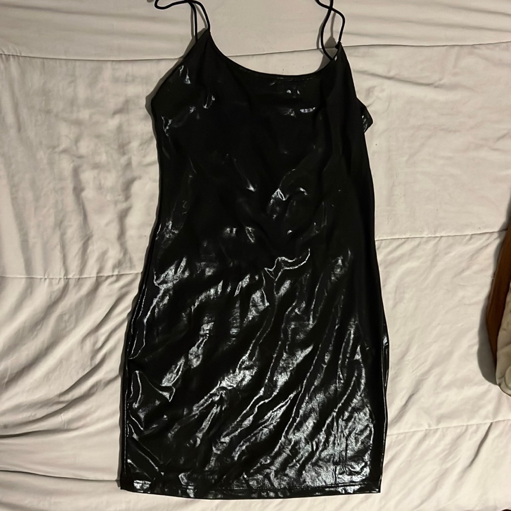 Mini black dress